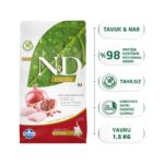 N&D Tahılsız Tavuk & Nar Yavru; Hamile; Emziren Kedi Maması 1.5 Kg