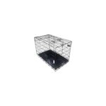 QH Pet Cage Köpek Kafesi 76X46X56 Siyah