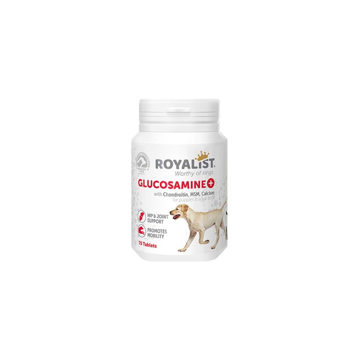 110000003884025.jpg Royalist Glucosamine Köpekler Için Kalça ve Eklem Sağlığı Destekleyici Tablet 75 Adet - Görsel 1