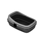 Plastart PT-300 Elekli Açık Kedi Tuvaleti Metalik Siyah