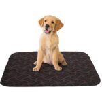 Abso 5 Katlı Yıkanabilir Emici Köpek Pedi Kahve Kemik Baskılı