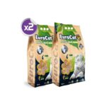 Eurocat Hızlı Topaklaşan Doğal Kedi Kumu 10 Lt 3.75 kg 2'li