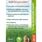 Levant Kedi Kumu Çam Peleti ve Organik Eko Paket 20 Lt - Görsel 2