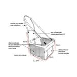 Mixpet Araç Içi Kedi Köpek Taşıma Seyahat Çantası Siyah - Görsel 4