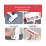 maxmillen Hazneli Kedi Köpek Evcil Hayvan Kıyafet Elbise Halı Yatak Tüy Temizleyici Toz Toplayıcı - Görsel 4