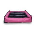 Nerotex Yıkanabilir Pembe Köpek Kedi Minderi ve Yatağı Büyük Irklar Için Fermuarlı 90X100 cm - Görsel 2