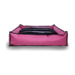Nerotex Yıkanabilir Pembe Köpek Kedi Minderi ve Yatağı Büyük Irklar Için Fermuarlı 90X100 cm - Görsel 3