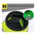 True Love Su Geçirmez, Sızdırmaz Neon Sarı Taşınabilir Mama-Su Kabı - Görsel 4