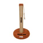 Lena Pet Tırmalama Yuvarlak Taban Kedi Tırmalama Tahtası 52 cm Kiremit - Görsel 2