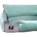 Nohov  Lux Seri İç Mekan Fermuarlı Yıkanabilir Kedi ve Köpek Yatağı Turkuaz S - Görsel 2