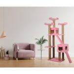 Misspet Miss Tuna Tırmalama Ve Oyun Standı Pembe 200 cm - Görsel 2