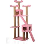 Misspet Miss Tuna Tırmalama Ve Oyun Standı Pembe 200 cm