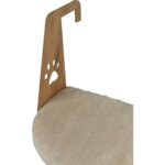 Pugalo Tırmalama PUGALO Kalorifer  Radyatör Petek Yatağı Kedi Köpek Geniş Kalorifer Yatağı Silinebilir Krem Rengi - Görsel 4