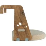 Pugalo Tırmalama PUGALO Kalorifer  Radyatör Petek Yatağı Kedi Köpek Geniş Kalorifer Yatağı Silinebilir Krem Rengi - Görsel 5