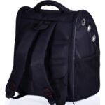 Zavansa Kedi Köpek Taşıma Sırt Çantası Astronot Çanta - Siyah