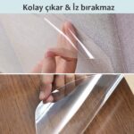 Paw Away Kedi Eğitim Bandı Tekyüz Yapışkanlı Tırmalama Caydırıcı Koltuk Mobilya Koruyucu Şeffaf 25x45 cm 4 Adet - Görsel 4