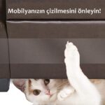 Paw Away Kedi Eğitim Bandı Tekyüz Yapışkanlı Tırmalama Caydırıcı Koltuk Mobilya Koruyucu Şeffaf 25x45 cm 4 Adet - Görsel 5