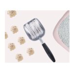 Three Beans Yeni Metal Kedi Çöp Kürek, Kedi Boyutu Büyük Delik Kedi Dışkı Kürek, Alüminyum Tuvalet Temizleme (Yurt Dışından) - Görsel 2