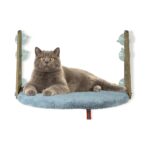 Pugalo Tırmalama Pugalo  Cam Yatağı Vantuzlu Kedi Cam Yatağı Pugalo Vantuzlu Yatak Gri - Görsel 2