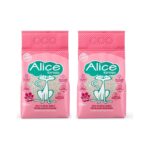 Alice Kartopu İnce ve Beyaz Taneli Pudra Kokulu Kedi Kumu 2x10 lt.