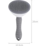 CandyShine Kedi Köpek Tüy Toplayıcı Tarak Evcil Hayvan Tüy Toplayıcı Fırçası Otomatik Temizlenen Tuşlu Fırça - Görsel 2