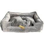 Brt Pet Kedi Yatağı, Küçük Irk Köpek Yatağı 60x45 Karışık Gri Tonlarda - Görsel 2