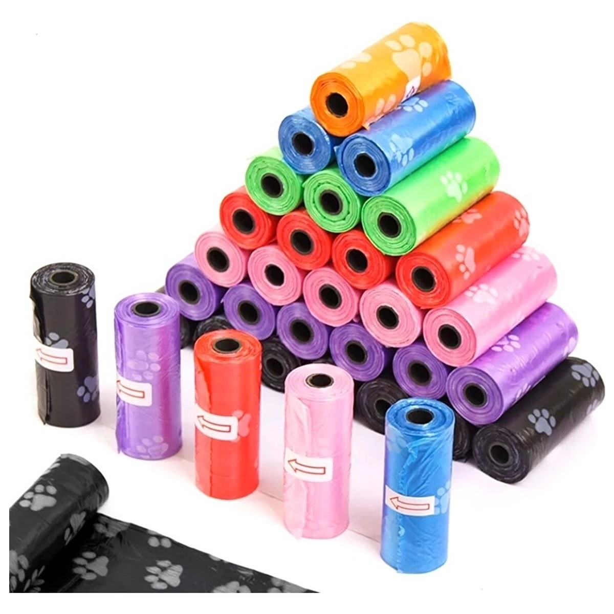 110000294262340.jpg Greathings 12 Rulo Köpek Kaka Poşeti Kedi Köpek Kaka Torbası Evcil Hayvan Dışkı Torbası 180 Parça Poşet Içerir - Görsel 1