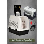 Yıldızhane Kapalı Lüx Kedi Tuvalet Kabı Üsten Açılır ( Taşıma Kabı Hediyeli ) - Görsel 2