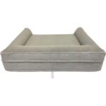 Pawiyans Bolster Üst Kalite Köpek Yatağı Süngerli Kılıflı  Sıvı Geçirmez Alezli 2 Fermuarlı - Görsel 4