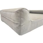 Pawiyans Bolster Üst Kalite Köpek Yatağı Süngerli Kılıflı  Sıvı Geçirmez Alezli 2 Fermuarlı - Görsel 5