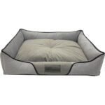 Pawiyans Couch Box Kedi Köpek Yatağı Üst Kalite Yıkanabilir Fermuarlı Kılıf. Astarlı Elyaf. Iç Minderli - Görsel 4