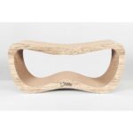 Felidae Oluklu Mukavva Karton, Kedi Tırmalama Kanepesi - Large (67,5x28,5x24cm) Kedi Tırmalama Kartonu, Kedi Tırmalama Direği, Kedi Tırmalama Tahtası, Kedi Tırmalama Lounge