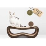 Felidae Oluklu Mukavva Karton, Kedi Tırmalama Kanepesi - Medium (59x20x24cm) Kedi Tırmalama Kartonu, Kedi Tırmalama Direği, Kedi Tırmalama Tahtası, Kedi Tırmalama Lounge - Görsel 3