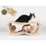 Felidae Oluklu Mukavva Karton, Kedi Tırmalama Kanepesi - Large (67,5x28,5x24cm) Kedi Tırmalama Kartonu, Kedi Tırmalama Direği, Kedi Tırmalama Tahtası, Kedi Tırmalama Lounge - Görsel 3