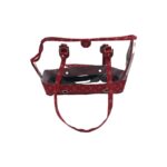 Mixpet Küçük Irk Köpek Askılı Şeffaf Taşıma Çantası Kırmızı 49 x 15 x 30 cm - Görsel 2