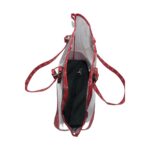 Mixpet Küçük Irk Köpek Askılı Şeffaf Taşıma Çantası Kırmızı 49 x 15 x 30 cm - Görsel 4