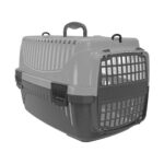 Plastart PT-100 Evcil Hayvan Taşıma Çantası Gri Siyah