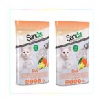 Sanicat Duo Çift Aromalı Mandalina Ve Vanilyalı Doğal Kedi Kumu 2 x 10 Lt - Görsel 3