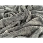 Ecotton Works Wellsoft Gri Renk Kedi Köpek Battaniyesi - Görsel 2