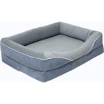 Pawiyans Bolster Üst Kalite Köpek Yatağı 6,5 ve 10 cm Süngerli Kılıflı  Sıvı Geçirmez Alezli 2 Fermuarlı - Görsel 3