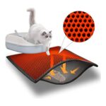 Skyinn Kedi Kumu Paspası Kedi Tuvalet Önü Elekli Paspas Yıkanabilir Silinebilir - Görsel 3