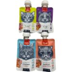 Wanpy Tasty Meat Paste Taze Sıvı Kedi Ödül Maması Kedi Ödül Maması 4X90GR - Görsel 2