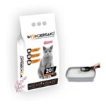 Wondersand 20 Lt Beyaz Bentonit Ince Tane Japon Kirazı Kokulu Süper Topaklanan Premium Kedi Kumu