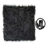 Powertec Kedi Köpek Isıtıcı Ped 48X48CM 5cm Kalınlık Peluş Yumusak Kumaş Yıkanabilir 12V - Görsel 2