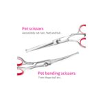 Yongtai Dimute Shop Evcil Hayvan 6" Makası Seti - Pembe (Yurt Dışından) - Görsel 5