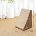 Felidae Doğal Kedi Otlu ve Zilli Toplu Kedi Tırmalama Kartonu, Sıkıştırılmış Oluklu Mukavva Karton Kedi Tırmalaması 38X24X24CM - Görsel 3