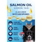 Mensy Kedi ve Köpekler Için Somon Yağı 200ML - Görsel 5