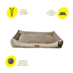 Petty Comfort Kedi Yatağı- Köpek Yatağı-Orta Irk Köpek Yatağı-Büyük Irk Köpek Yatağı-Silinebilir-Tamamı Fermuarlı - Görsel 3