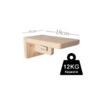 Barış Dizayn Doğal Ahşap Güçlendirilmiş 18CM Kedi Basamağı Kedi Köprüsü Duvar Yürüyüş Yolu Kedi Oyunu (4 Adet) - Görsel 3