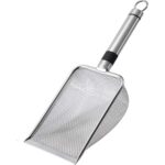 Fayshow Çöp Kutusu Scooper Pet Eş Sifter Temizleyici Scooper Dayanıklı Temizleme Aracı Sürüngen Kum 4.3mmx4.3mm (Yurt Dışından) - Görsel 2